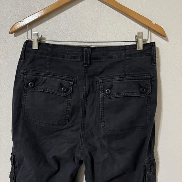 American Eagle Outfitters Stretch Baggy Cargo Joggers Black 2023-6 Regular - Picture 7 of 11